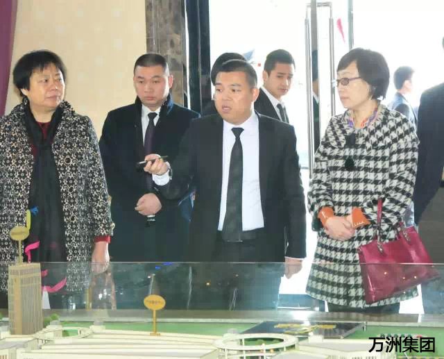 枣庄市工商联副主席苏卫红、孙晋法一行莅临万洲集团参观考察