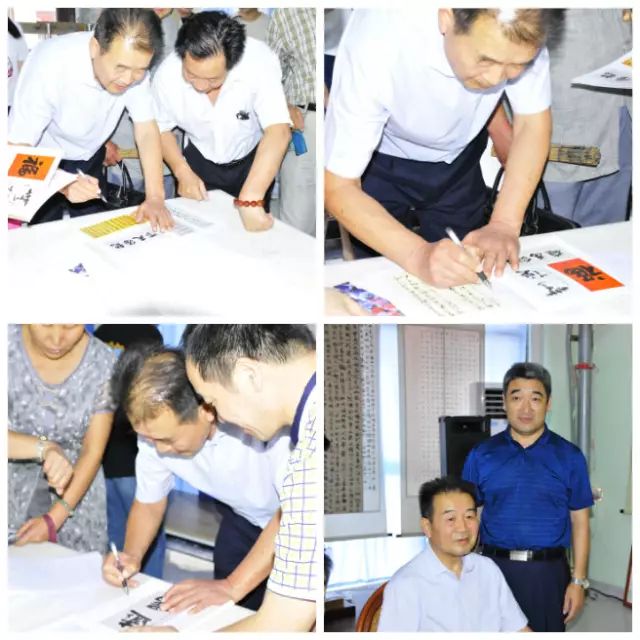 枣庄著名书法家褚衍举莅临万洲第一街奚仲书画院讲学!