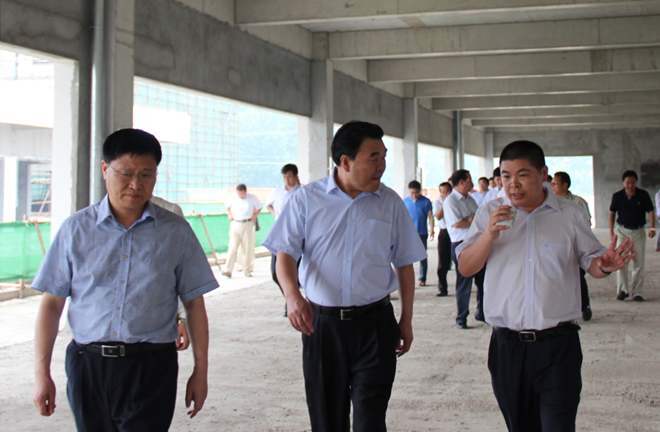 周口市长刘继标率团考察万城商贸集聚港项目