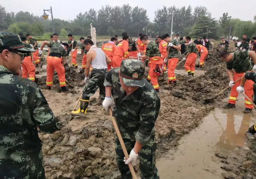 【正能量】万洲集团安保齐聚寿光,奔赴第一线抗洪救灾!