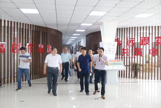 热烈欢迎郸城县委组织部副部长胡兆臣等领导到郸城万洋党支部检查指导党建工作!