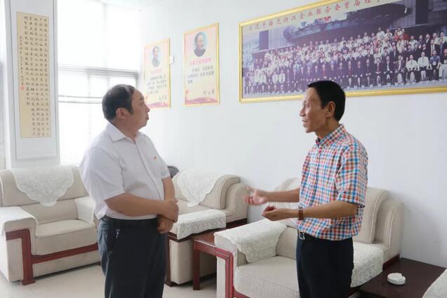 热烈欢迎郸城县委组织部副部长胡兆臣等领导到郸城万洋党支部检查指导党建工作!