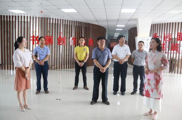 热烈欢迎周口市委统战部常务副部长李国章等领导到万洋众创空间进行参观指导!