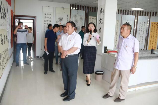 热烈欢迎郸城县委组织部副部长胡兆臣等领导到郸城万洋党支部检查指导党建工作!