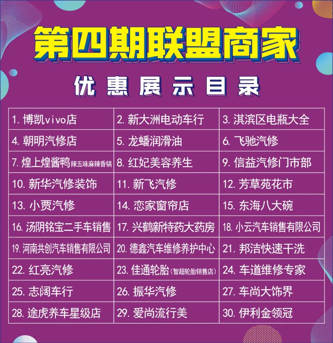 【万商汇城·万汇于民】万洲汇第4期联盟商家优惠信息大放送