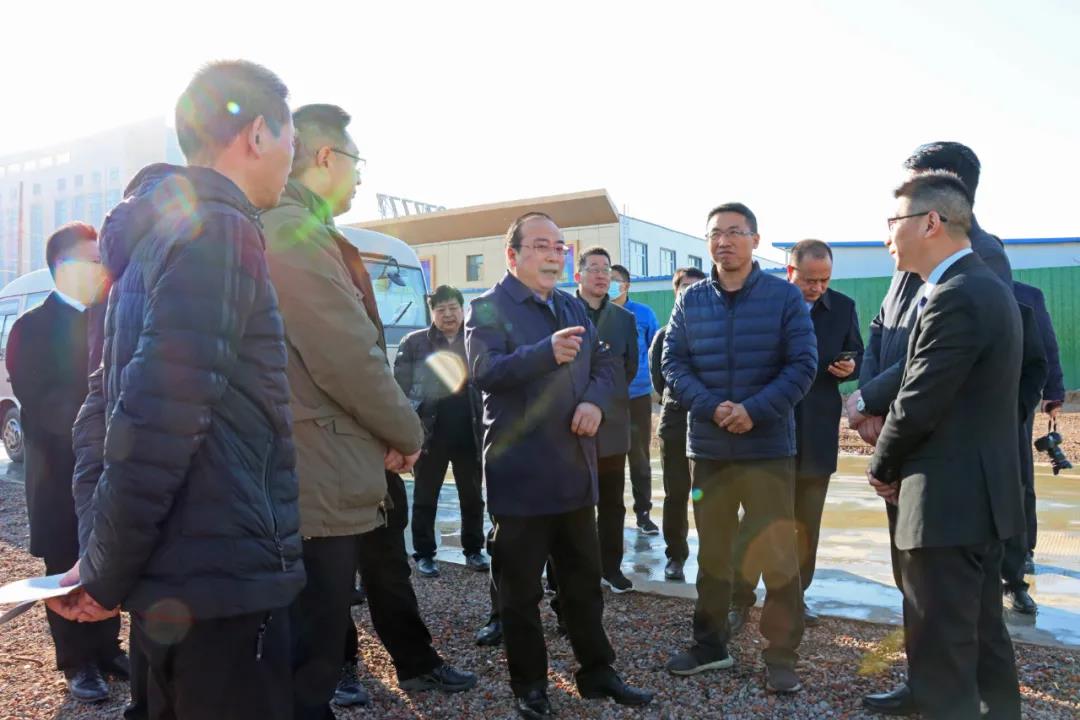 鹤壁市副市长王永青一行莅临万洲汇视察重点项目开工建设情况