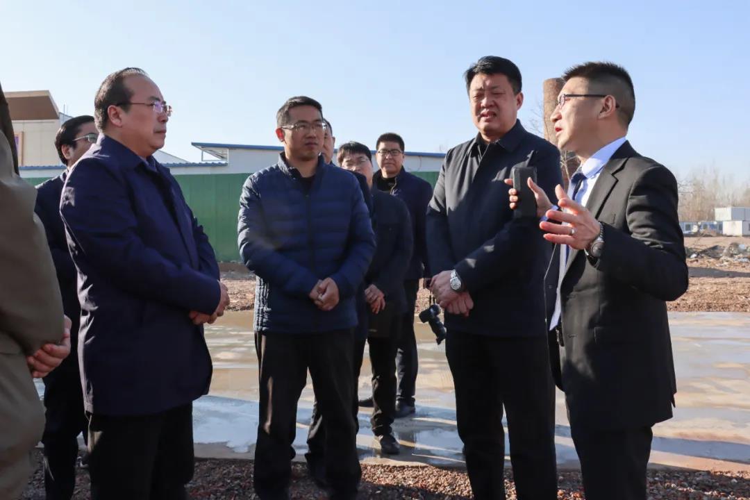 鹤壁市副市长王永青一行莅临万洲汇视察重点项目开工建设情况