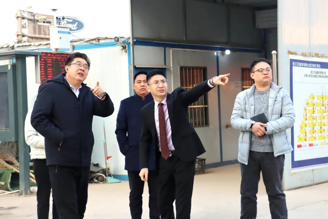 鹤壁市开发区工委委员、管委副主任刘军文莅临万洲汇调研指导节后复工复产工作